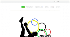 Desktop Screenshot of ademafefitness.com